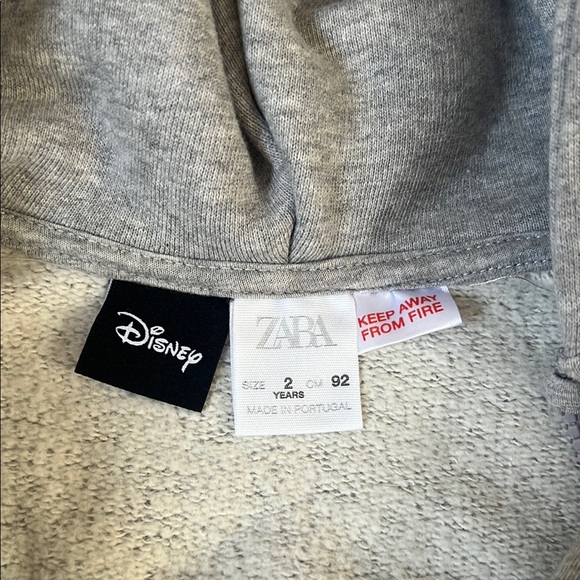 Minnie Mouse Gray Kids Hoodie - Picture 3 of 3
